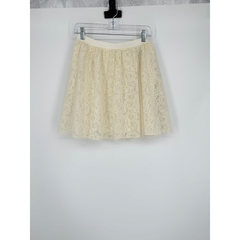 Express Womens Lace Skirt 4 Balletcore Coquette Cottagecore Romantic Feminine